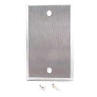 Mulberry Standard 1-Gang NON-MAGNETIC Stainless Steel BLANK Cover Wallplate 70151