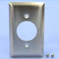 Pass and Seymour NON-MAGNETIC Stainless Steel 1.60" Receptacle 1-Gang Wallplate 20A 30A Locking Outlet Cover SS720