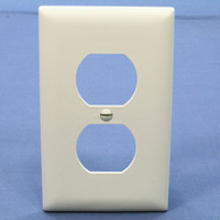 Pass and Seymour TP8-W Trademaster White 1G Unbreakable Receptacle Cover Outlet Wallplate