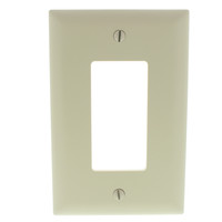 Pass & Seymour TPJ8-W Ivory Trademaster Jumbo 1-Gang Unbreakable Decorator GFCI GFI Wallplate Nylon Cover