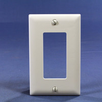 Pass and Seymour TP26-W Trademaster White 1-Gang Decorator Nylon Wallplate GFI GFCI Cover