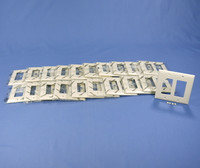 20 P&S Lt Almond Decorator 2-Gang Unbreakable Wallplates GFCI GFI Cover TP262-LA