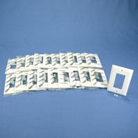 20 P&S White Decorator UNBREAKABLE 1-Gang MIDWAY Wallplates GFCI Cover TP26-W