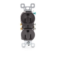 10 Pass & Seymour Legrand Brown Duplex Receptacle Outlets 15A 125V 3232 Bulk