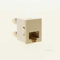 New P&S Innovate Ivory Smooth Jack Cat3 RJ45 Category 3 8-Position T568A/B S38-I