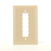 Pass & Seymour TrademasterIvory Blank 3-Port DataCom Wallplate 1-Gang Cover TPD3-I