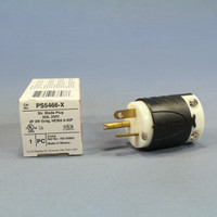 Pass and Seymour 5466-X Extra Heavy Duty Industrial Grade Straight Blade Connector Plug NEMA 6-20P 20A 250V