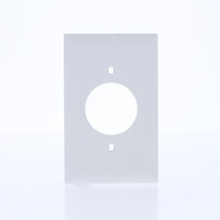 PS TrademasterWhite 1-Gang Single Power Outlet 1.5938" Hole Nylon Cover TP720-W