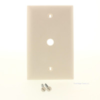 P&S TrademasterLight Almond 1-Gang Phone Cable 13/32" Hole Nylon Cover TP11-LA