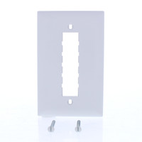 Pass & Seymour TrademasterWhite Blank 3-Port DataCom Wallplate 1-Gang Cover TPD3-W
