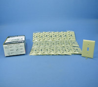 25 Pass & Seymour Ivory Large UNBREAKABLE Switch Cover Wallplates TP1-I