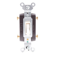 Pass and Seymour 664-LAG Light Almond 4-Way Commercial Toggle Wall Light Switch 15A