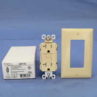 Pass and Seymour 2097TRI Ivory Self-Testing Tamper Resistant GFCI Receptacle Outlet 5-20R 20A
