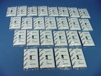 25 Pass & Seymour White Large UNBREAKABLE Switch Cover Wallplates TP1-W