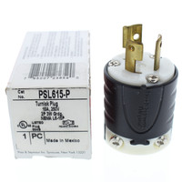 Pass & Seymour L615-P Extra Heavy Duty Industrial Grade Twist Turn Lock Turnlok Connector Plug NEMA L6-15P 15A 250V