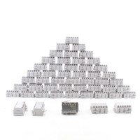 50-Pack P&S Slater Gray 3-Gang New Construction Switch & Outlet Box S3-54-RAC