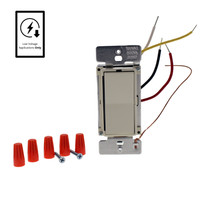 P&S Lt Almond ON/OFF MultiLocation Magnetic Low Voltage Preset Dimmer DLV600MLAV