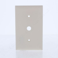 PS Light Almond 1-Gang Thermoset Telephone Cable Outlet 13/32" Wallplate SP12-LA