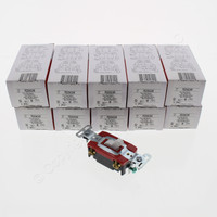 10 P&S White Heavy Duty INDUSTRIAL 4Way Toggle Wall Light Switches 20A PS20AC4-W