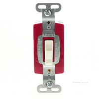 P&S Lt Almond COMMERCIAL GRADE 4WAY Toggle Light Switch 20A 120/277V CSB20AC4-LA