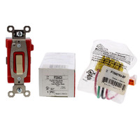 P&S Ivory PlugTail 3-Way Toggle Light Switch w/Harness INDUSTRIAL 20A PT20AC3-I