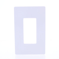 P&S Radiant White Decorator SCREWLESS 1-Gang Wallplate GFCI Cover RWP26W