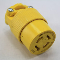 Pass and Seymour Industrial Twist Turn Locking Plug Connector NEMA L11-20R 20A 250V 3-Phase L1120-C