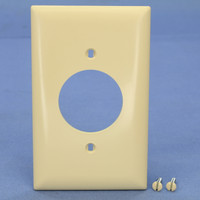 PS TrademasterIvory 1-Gang Single Power Outlet 1.5938" Hole Nylon Cover TP720-I