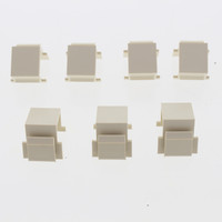 7 Pass & Seymour Ivory Keystone Wiremold Blank Adapter Network Inserts C-20951