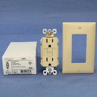 Pass & Seymour 1597I Ivory Self-Testing GFCI Receptacle Outlet 5-15R 125V 15A