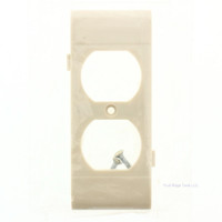 Pass & Seymour Ivory P-Line Sectional Wallplate Center Duplex Receptacle 6051118