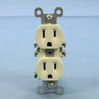 Pass & Seymour Legrand Light Almond Receptacle Duplex Outlet Self-Grounding 15A 125V 3232-SLA Bulk