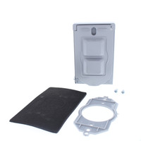 Pass & Seymour Flush Mount Cast Weatherproof Toggle Switch Cover w/ Gasket CA1G