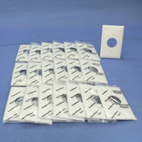 20 PS TrademasterWhite 1.406" Receptacle 1-Gang Outlet Unbreakable Covers TP7-W