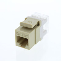 New Pass and Seymour Ivory Keystone Connector Vertical Cat 5e Jack RJ45 Category 5e KS58AB-I