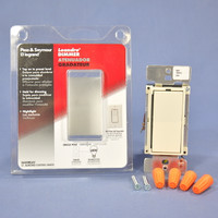 Pass & Seymour Legrand Light Almond Preset Dimmer Switch Multi-Way LED Display 600W D600MLAV