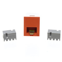 Pass & Seymour Innovate Orange Smooth Jack Cat5e RJ45 Category 5e T568A/B S58-O