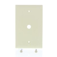 Pass and Seymour TP11-I Trademaster Ivory 1-Gang Phone Cable 13/32" Hole Unbreakable Cover
