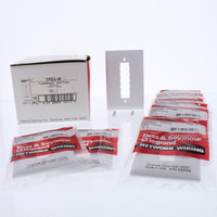 10 Pass & Seymour TrademasterWhite Blank 3-Port DataCom Wallplate 1-Gang Covers TPD3-W