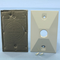 Pass and Seymour 1-Gang GRAY PAR 38 Outdoor Weatherproof Lamp Cover with (1) 1/2" Tapped Hole WPB13