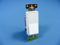 Pass and Seymour WR20TR-W White Specification Grade Decorator Rocker Wall Light Switch 3-Way 20A