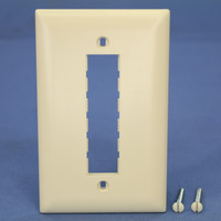 Pass & Seymour TrademasterLight Almond Blank 3-Port DataCom Wallplate 1-Gang Cover TPD3-LA