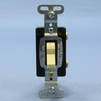 Pass & Seymour Ivory COMMERCIAL Grade Single Pole Quiet Toggle Wall Light Switch 15A Bulk CSB115-I