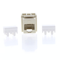 Pass and Seymour Ivory Keystone Cat 5e Universal Jack RJ45 T568A/B Wiring AC-C5EKEY
