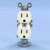 Pass & Seymour Legrand White Receptacle Duplex Outlet 15A 125V NEMA 5-15R Trademaster 3232-W Bulk