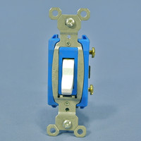 Pass & Seymour White COMMERCIAL Toggle Light Switch 15A CS15AC1-W