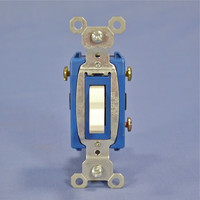Pass & Seymour Light Almond COMMERCIAL Toggle Light Switch 3-Way 15A CS15AC3-LA