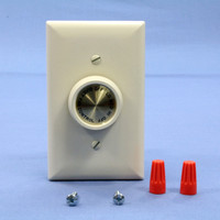 Pass & Seymour Light Almond Rotary ON/OFF Ceiling Fan Speed Control De-Hummer 1.5 Amp 941-414