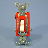 Pass & Seymour Light Almond COMMERCIAL Toggle Light Switch 3-Way 20A CS20AC3-LA