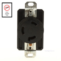 Pass and Seymour Industrial Grade Turn Twist Locking Receptacle Outlet NEMA L7-30R 30A 277V L730-R